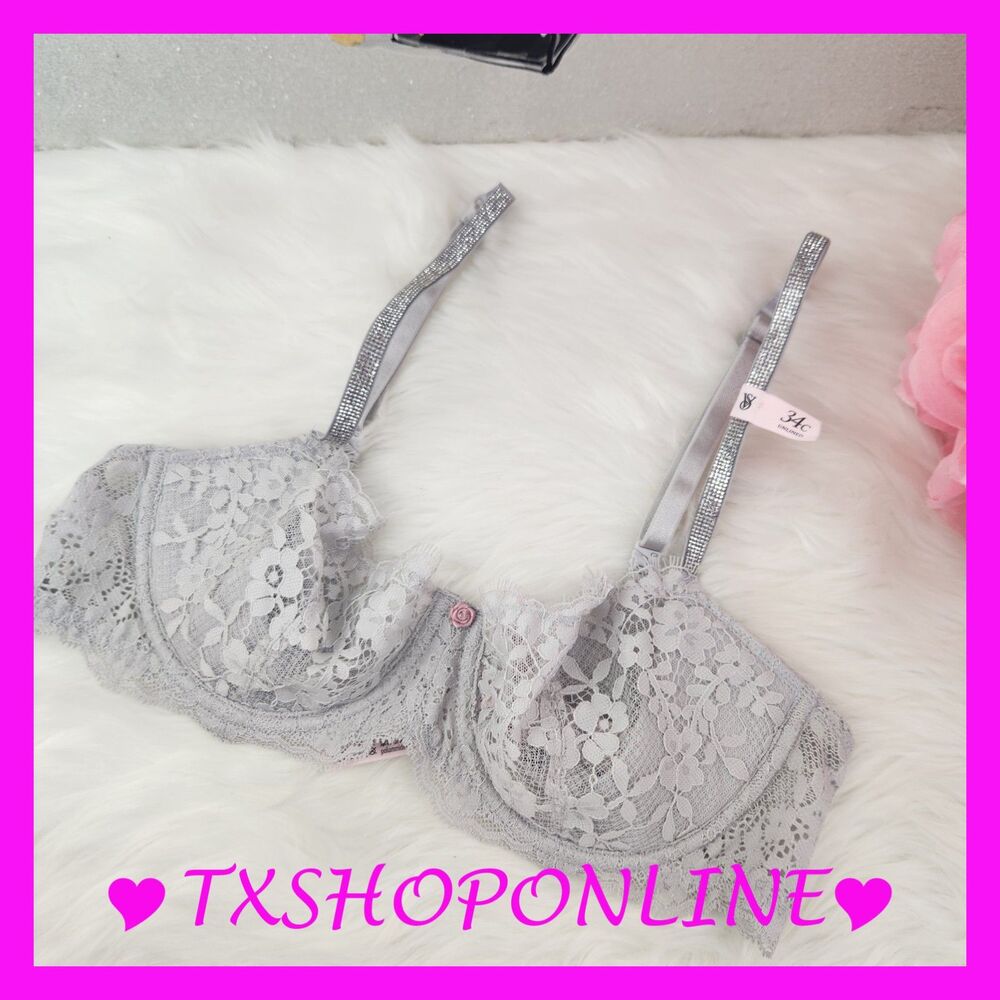 💗👙Victoria's Secret Dream Angels Bling Straps Push Up Without Padding Bra👙💗